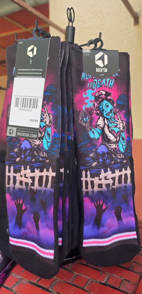 Howl-O-Scream socks