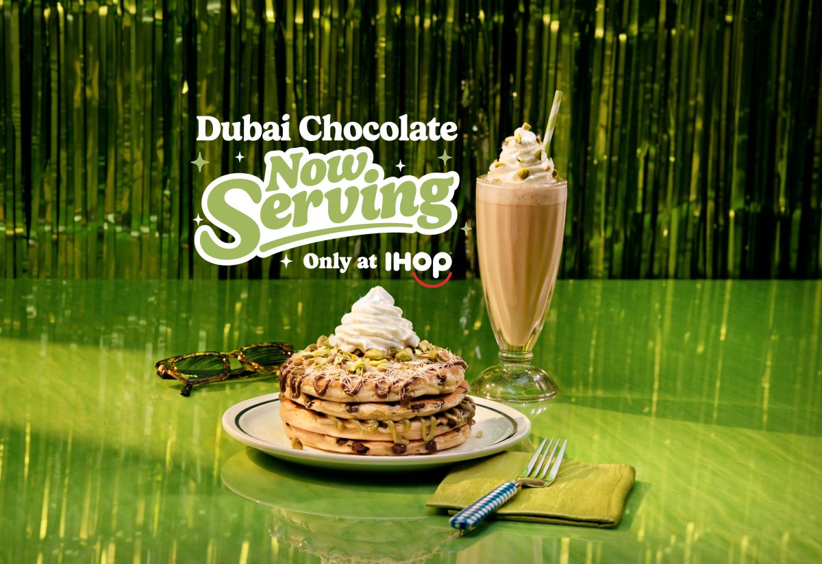 IHOP Dubai Chocolate Pancakes promotional image