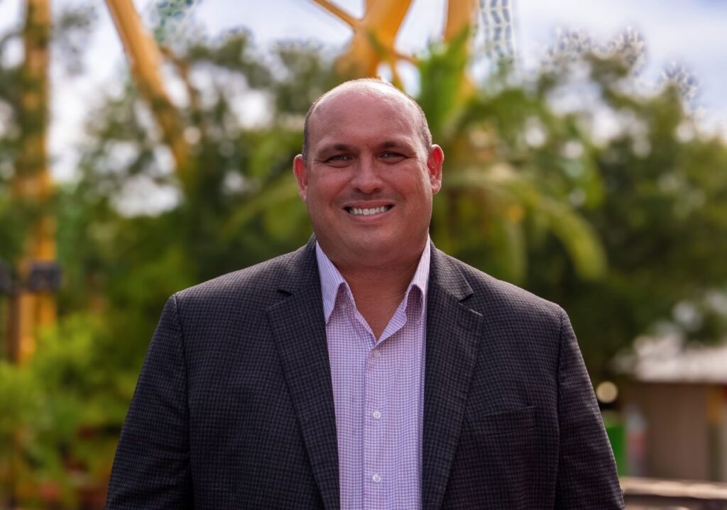 Photo of Jon Vigue at Busch Gardens Tampa Bay