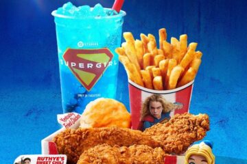KFC Supergirl Ultimate Meal promotional image