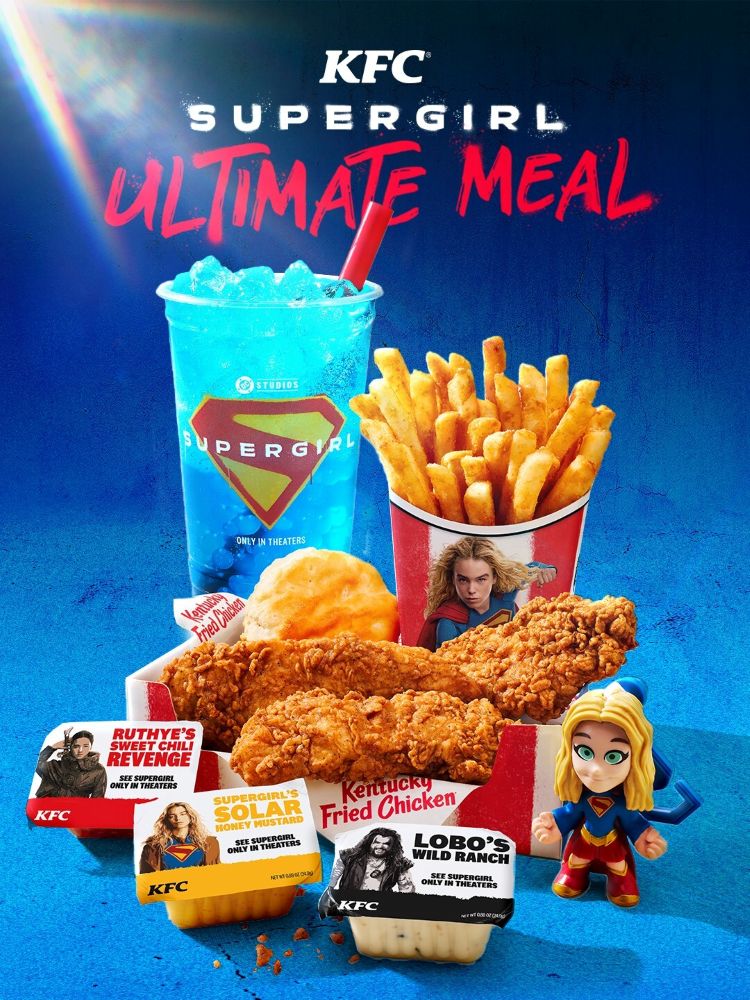 KFC Supergirl Ultimate Meal promotional image