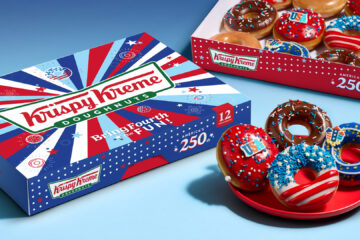 Krispy Kreme Fourth of July Doughnuts promotional image