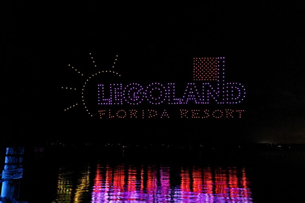 Legoland Florida Brick-or-Treat Drone show