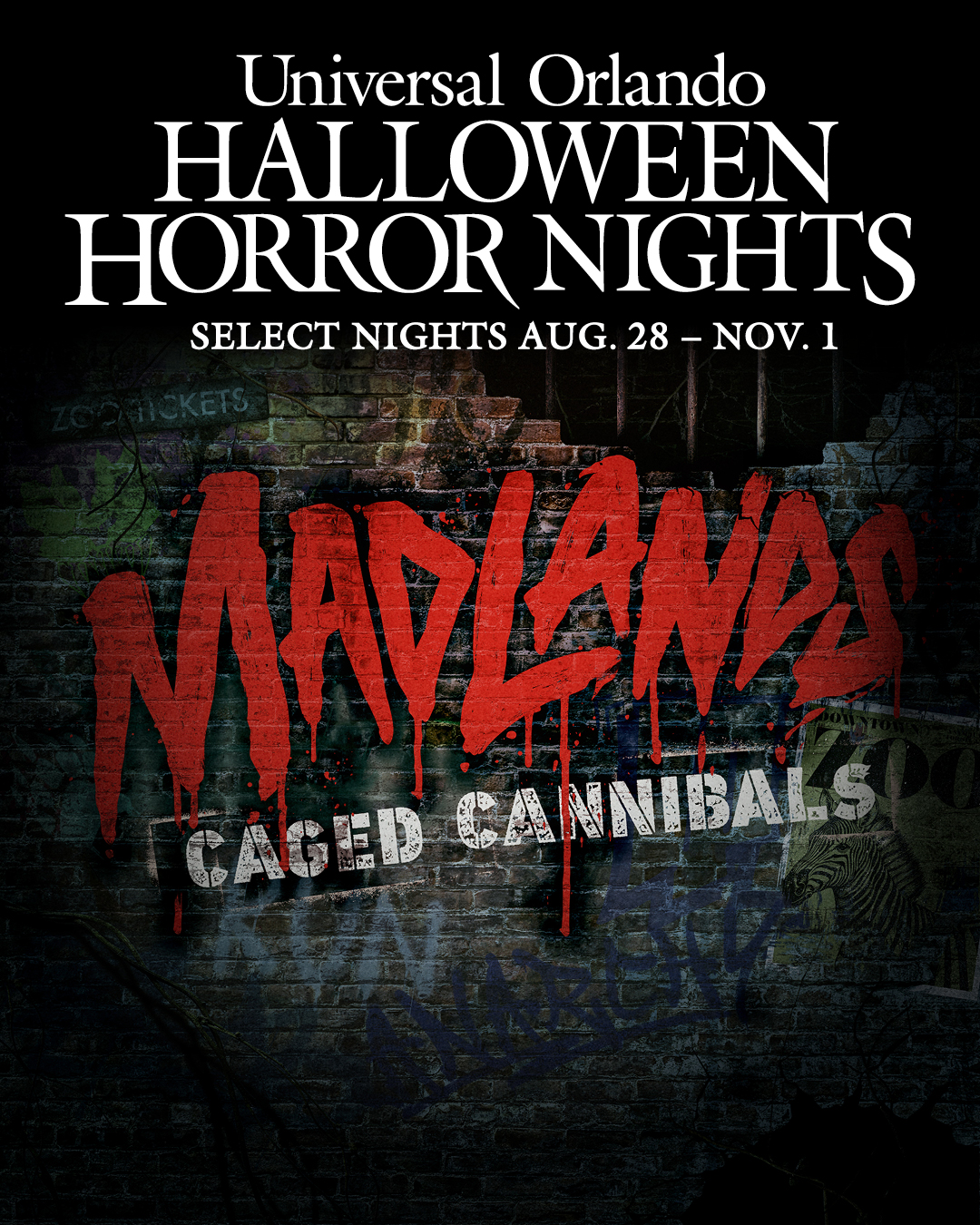 HHN MADLANDS: Caged Cannibals promotioanl image