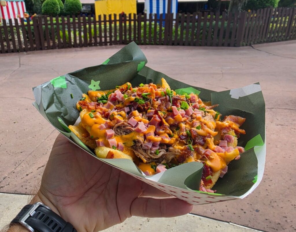 Legoland Florida World Cup Messy Fries