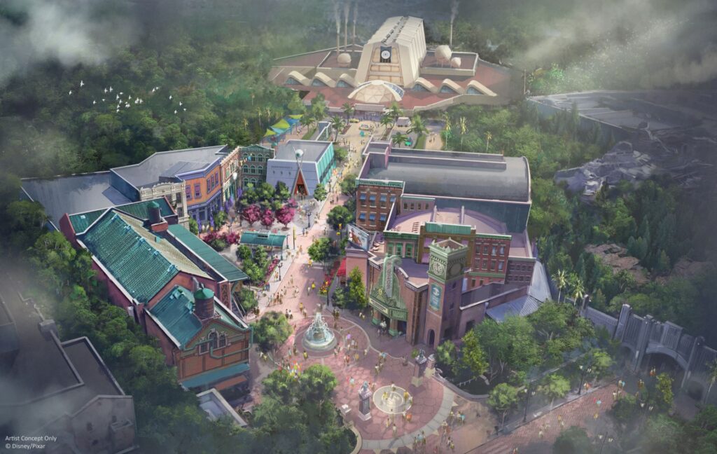 Monstropolis concept art from Disney