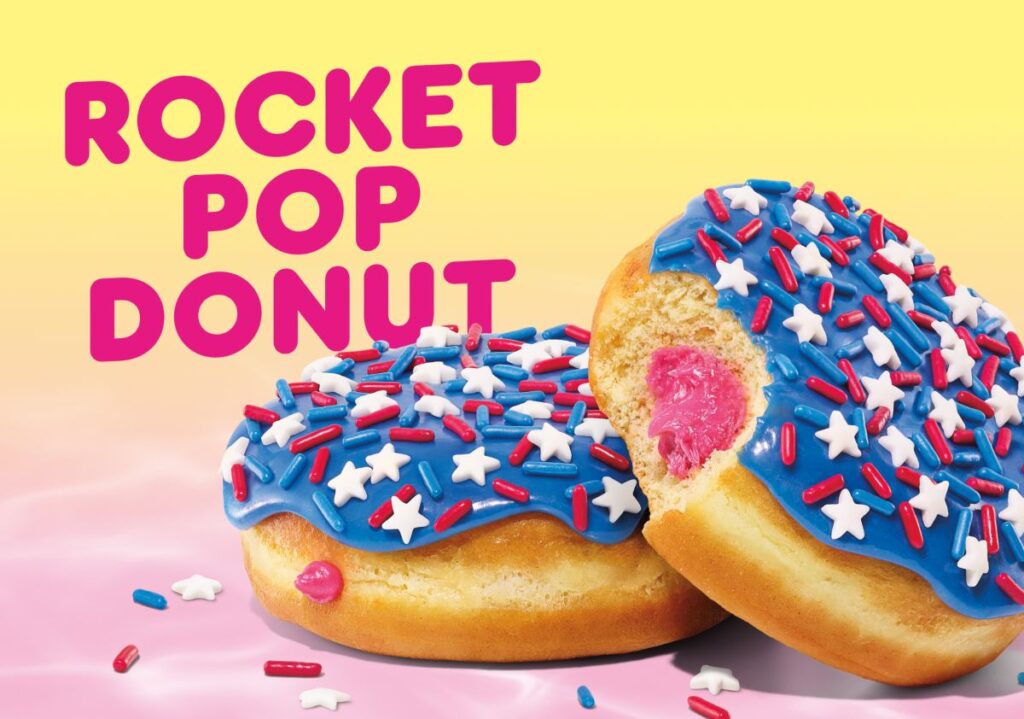 Rocket Pop Donut Dunkin