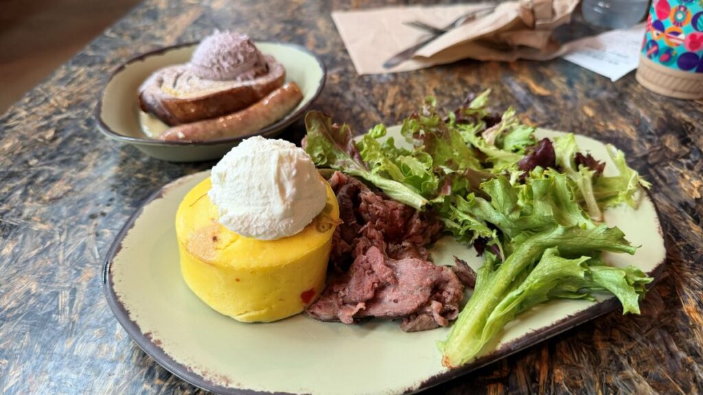 Satu'li Canteen Breakfast Review-photo showing the frittata and French toast