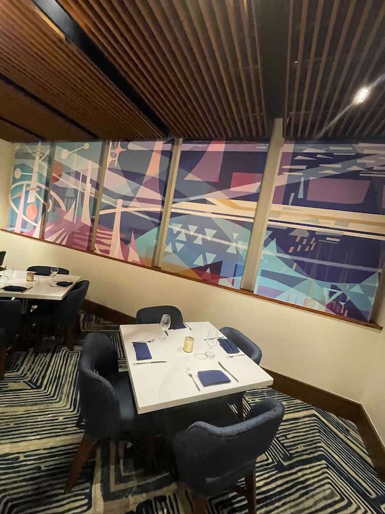 interior of Steakhouse 71