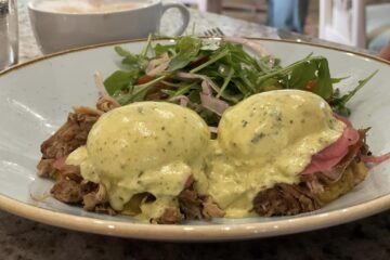 Grand Floridian cafe closing- photo of Floridian Eggs Benedict