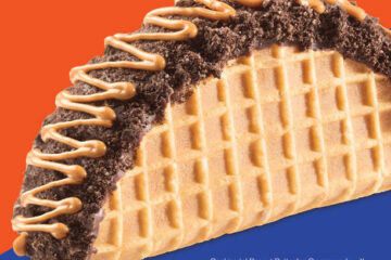 Cookies 'n' Peanut Butter Ice Cream Taco