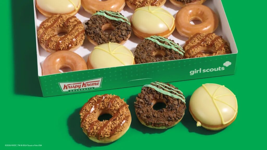 Krispy Kreme Girl Scout Doughnuts