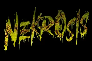 Promotional logo for Nekrosis scare zone at Howl-O-Scream Orlando 2026