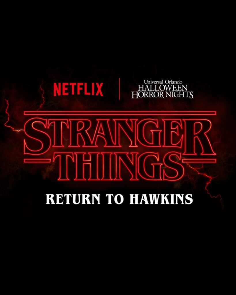 HHN Lagoon Show Stranger Things promotional image