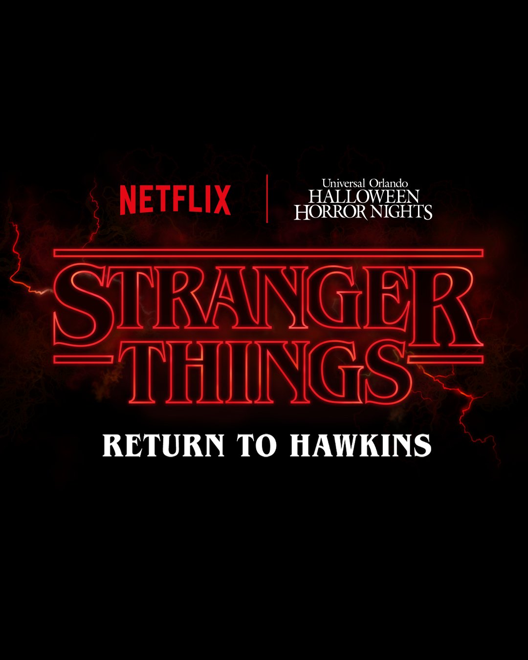 HHN Lagoon Show Stranger Things promotional image
