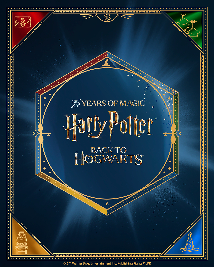 Warner Brothers Back to Hogwarts 2026 promotional logo.
