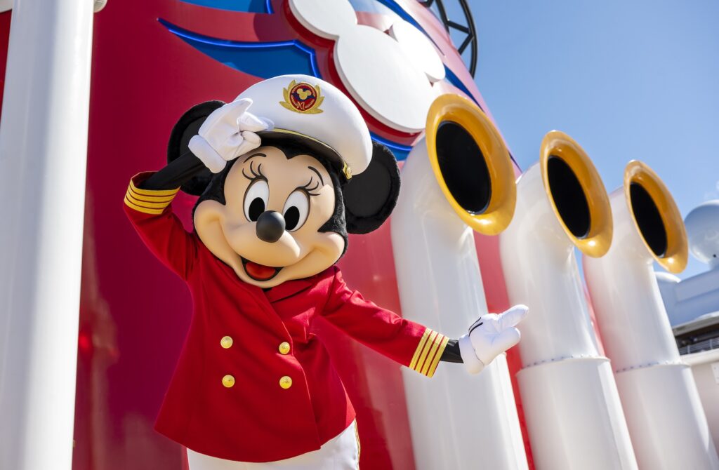 Mickey on a cruise ship