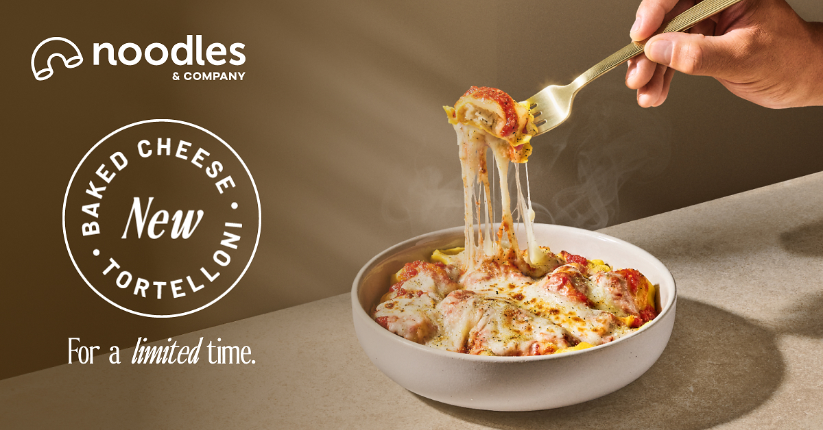 Baked Cheese Tortelloni at Noodles & Company