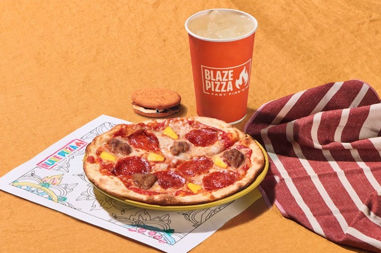Blaze Pizza Kids Meal promotional image