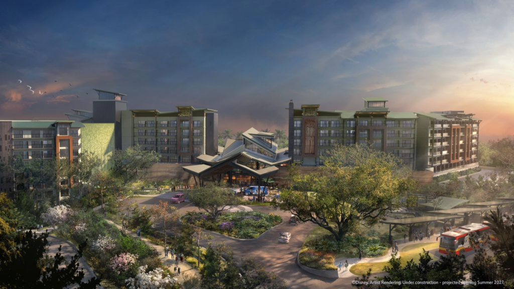 View of new DVC property at Disney World