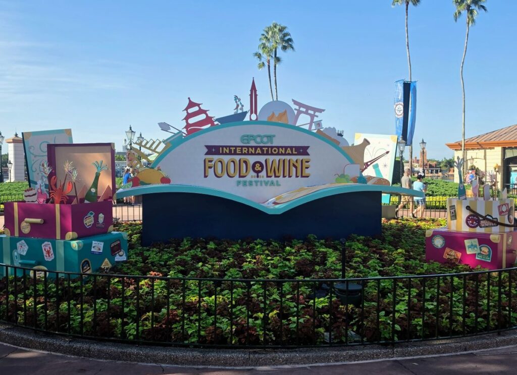 Epcot International Food & Wine Festival signage