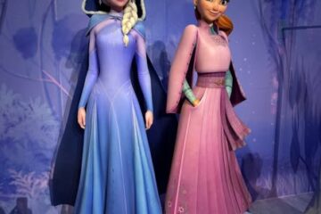 Frozen 3 D23 announcement- costumes shown for Anna and Else
