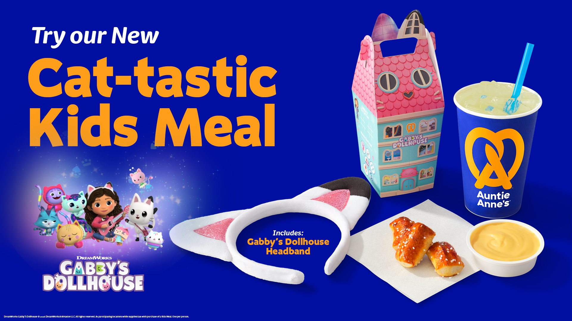 Gabby's Dollhouse Auntie Anne's Cat-Tastic Meal promotional image
