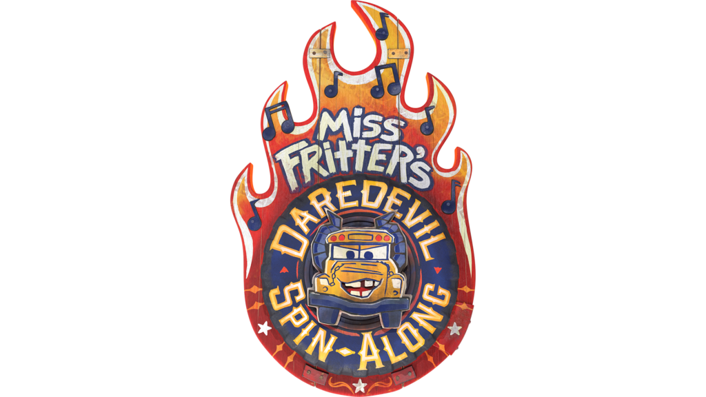 Miss Fritter’s Daredevil Spin-Along logo revealed at Piston Peak D23 discussion 