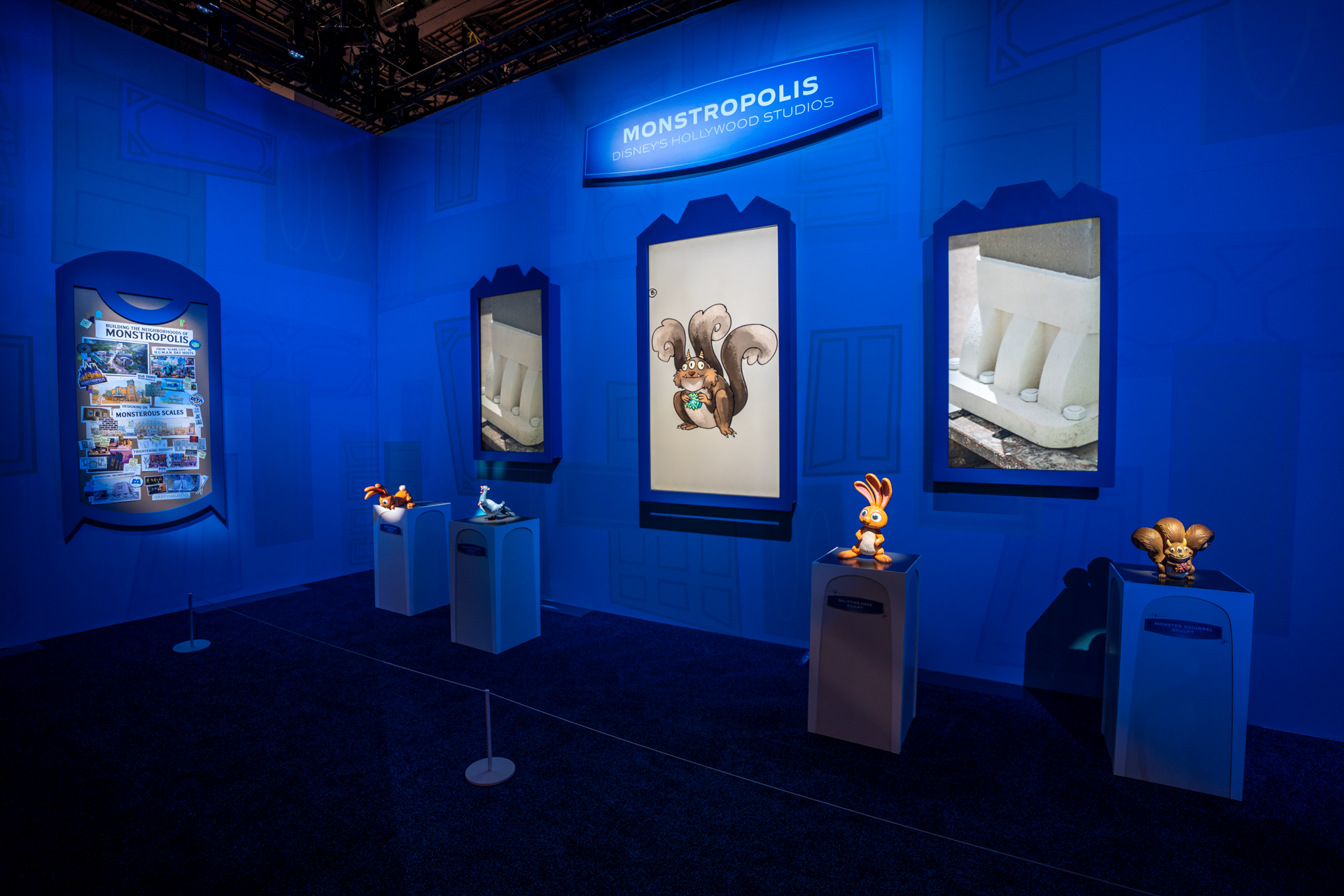 D23 Monstropolis Display