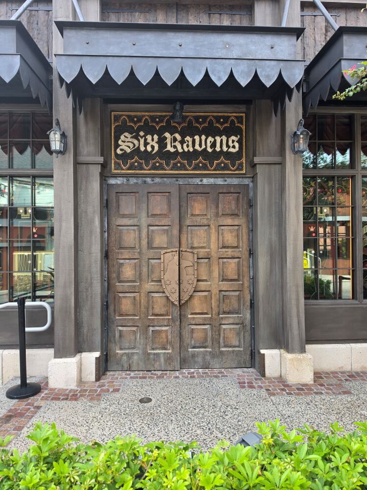 Six Ravens at Disney Springs entrance