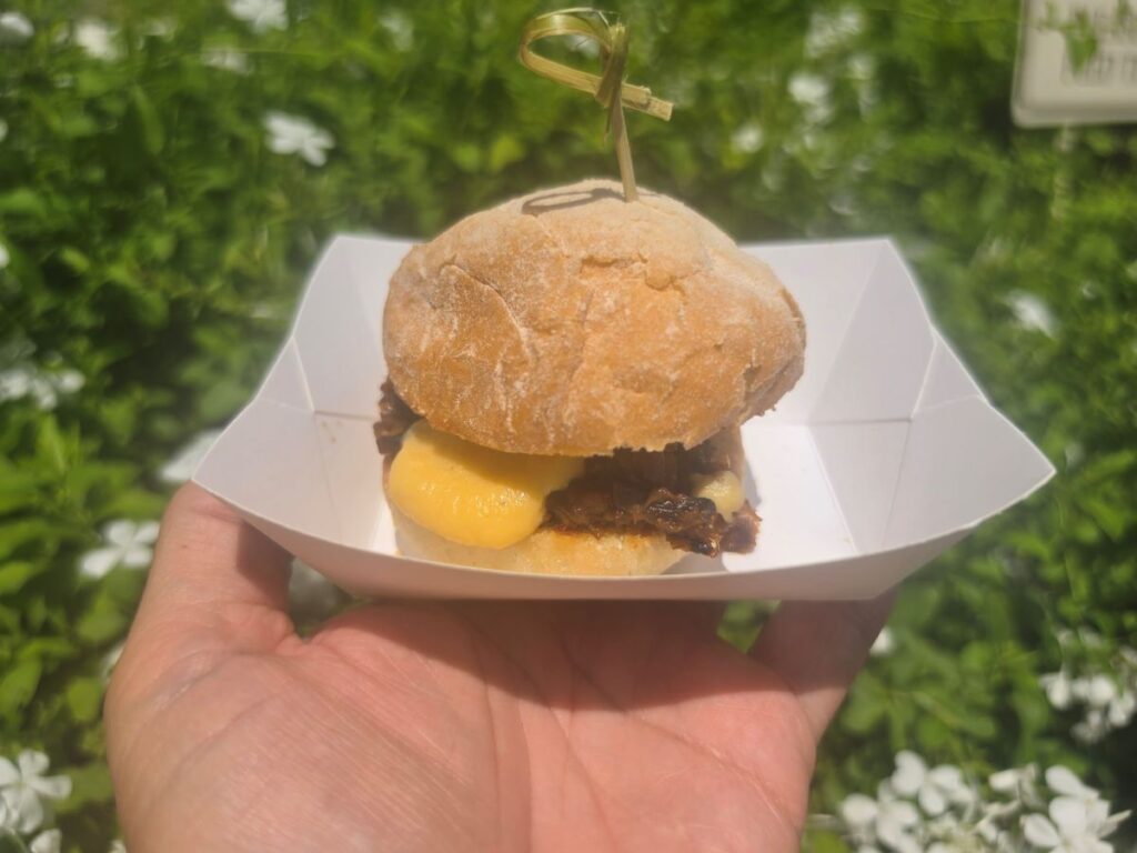 Smoked Brisket and Cheddar Melt at 2026 Epcot Food & Wine Festival