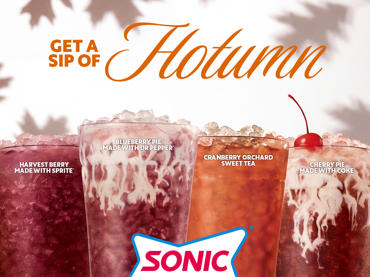 Sonic Hotumm Drink Lineup