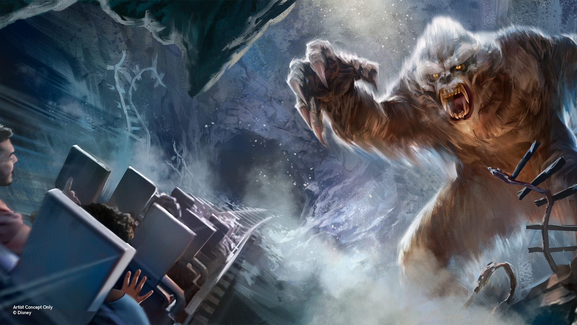 Expedition Everest Yeti fixed, supposedly based on the D23 announcement