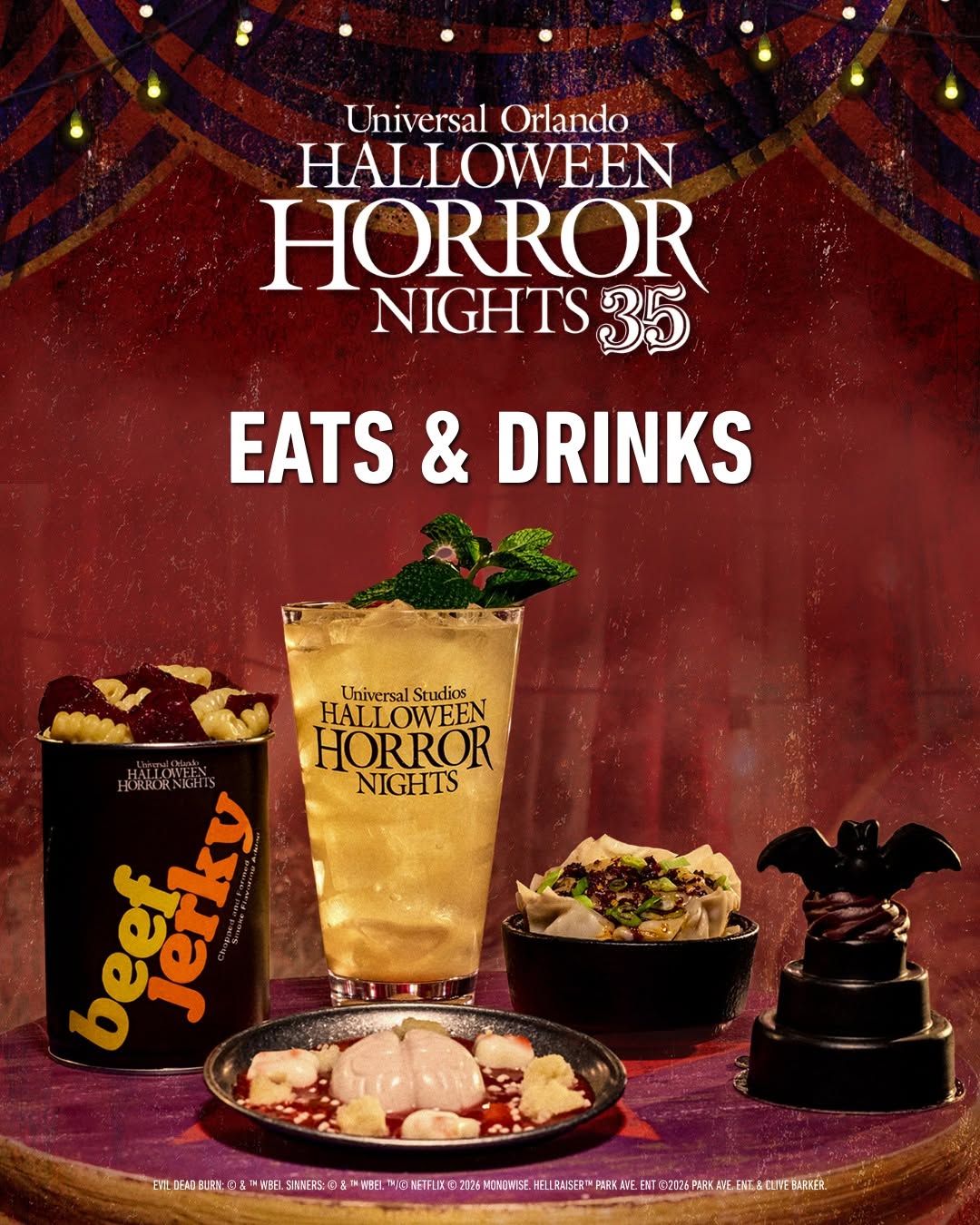Halloween Horror Nights Food promotional image