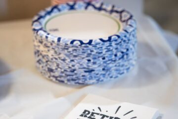 retirement event supplies with humorous napkins
