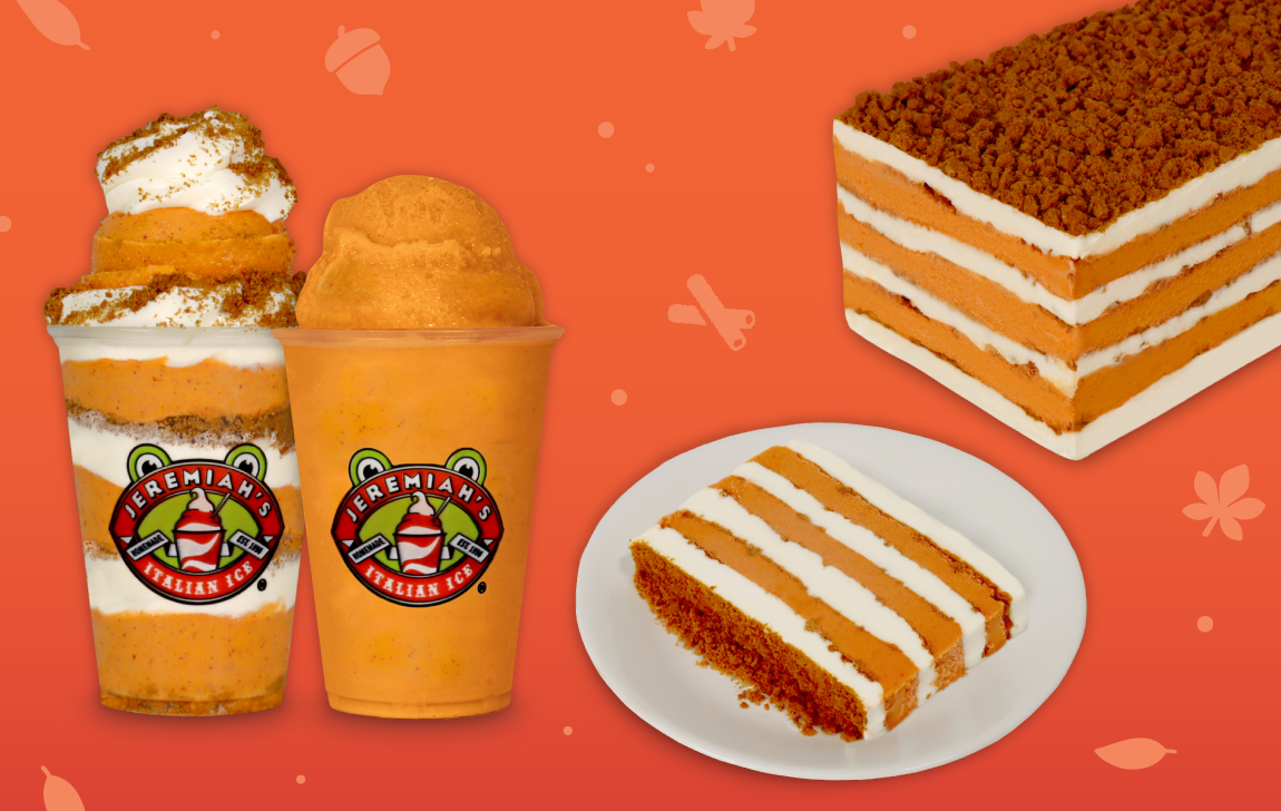 Jeremiah's Pumpkin Pie seasonal offerings