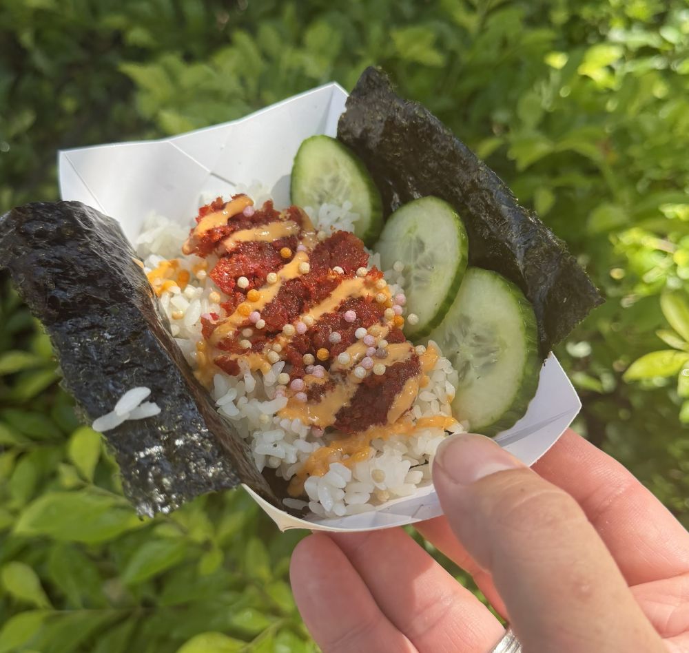 Beef Wagyu Temaki Hand Roll at Japan Global Marketplace for Epcot Food & Wine Festival