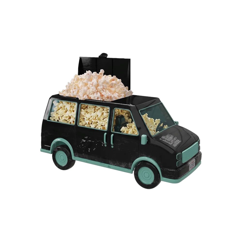 Blumhouse Popcorn Bucket Van