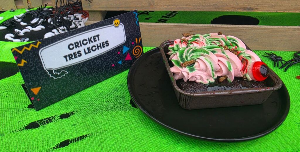 Cricket Tres Leches as part of the Taste of Terror menu