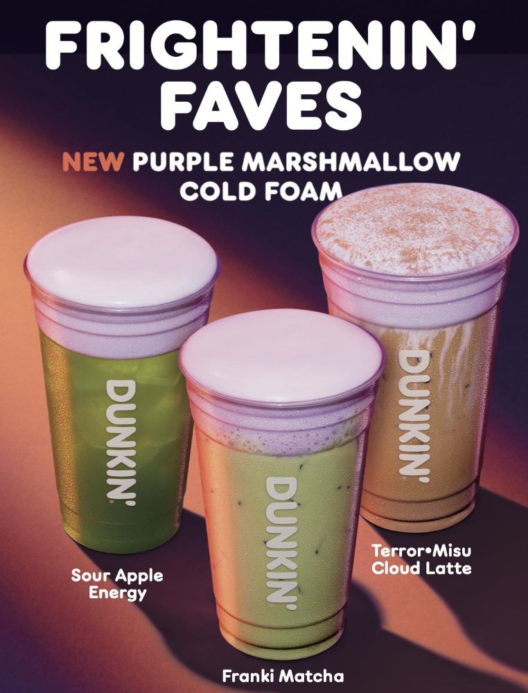 Purple Marshmallow Cold Foam Dunkin