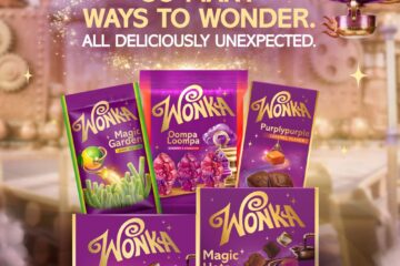 Ferrero Wonka Candy Line promotional image showing the five candy options