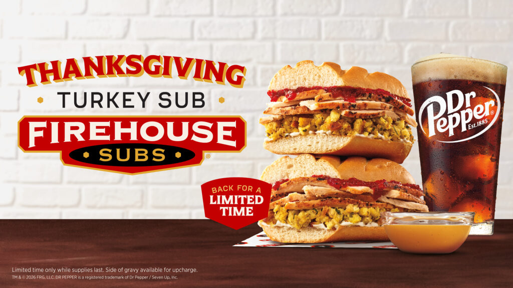 Firehouse Subs Thanksgiving Sub 2026 promotional image