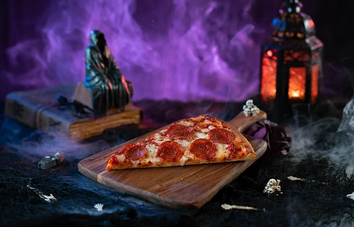 Taste of Terror Menu- Flame Pizza for Howl-O-scream Orlando