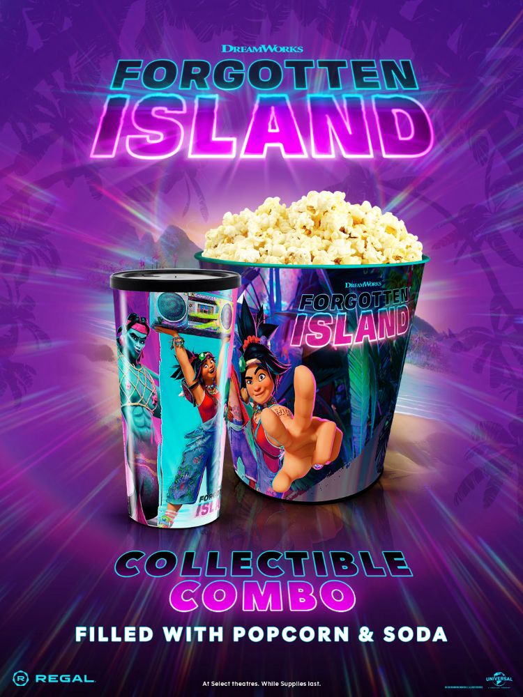 Forgotten Island Popcorn Bucket