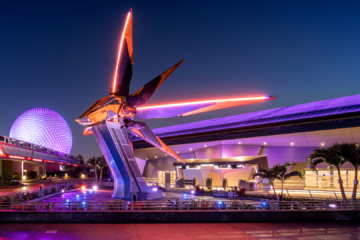 Guardians of the Galaxy Cosmic Rewind attraction