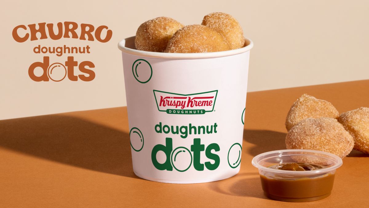 Krispy Kreme Churro Doughnut Dots