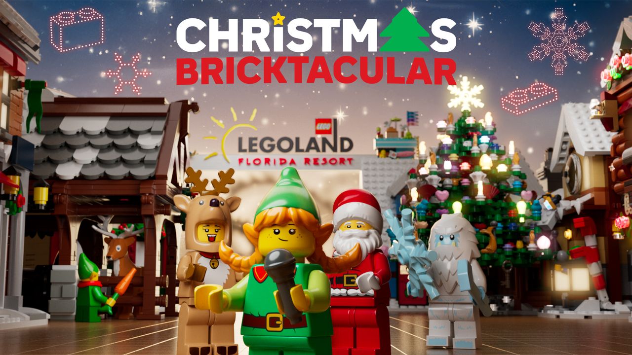 Legoland Florida Christmas Bricktacular promotional image