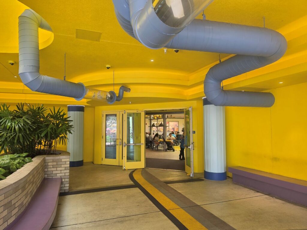 Minion Cafe entrance area