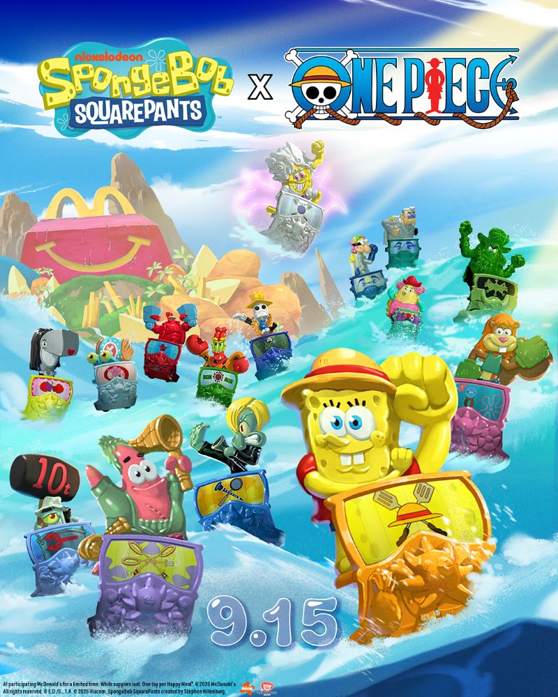 Spongebob One Piece Happy Meal