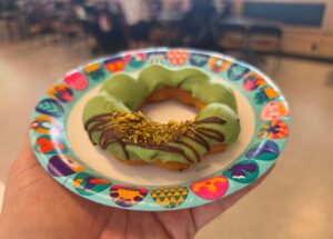 Pistachio-Chocolate Mochi Doughnut Epcot Food & Wine Connections Cafe